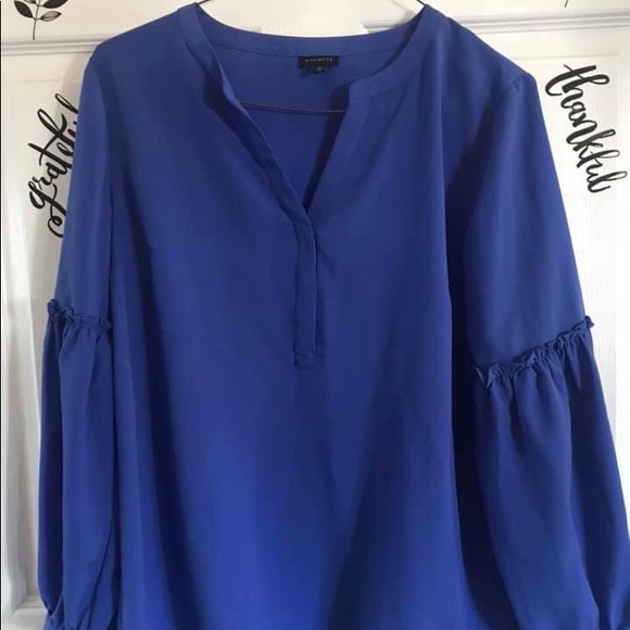 blusas color azul rey